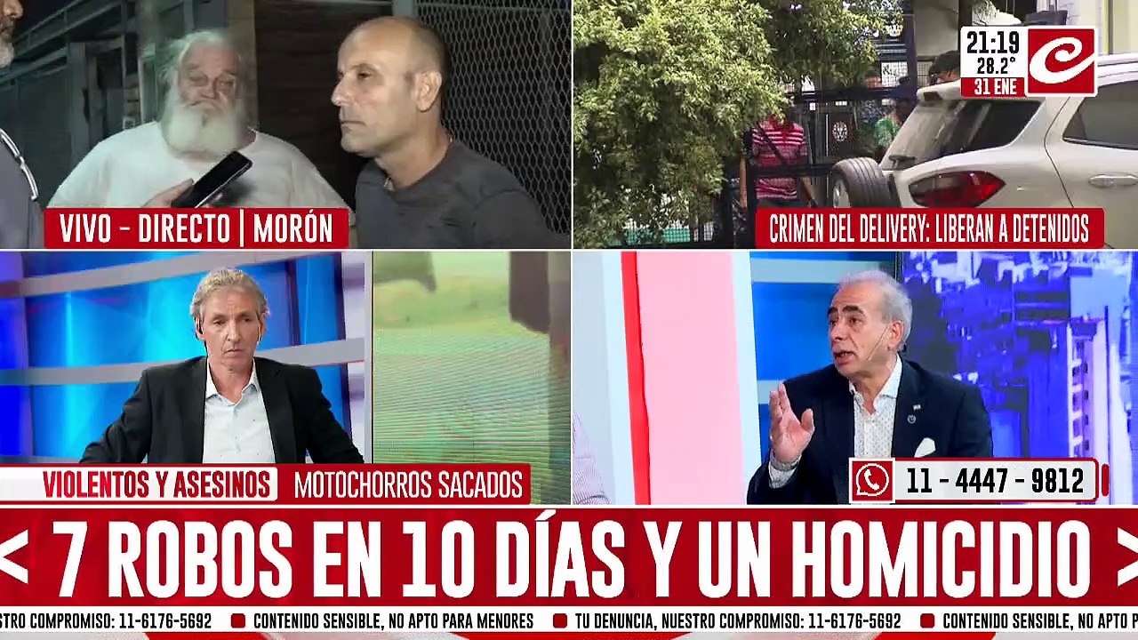 Motochorros sacados: desgarradores gritos de un trabajador