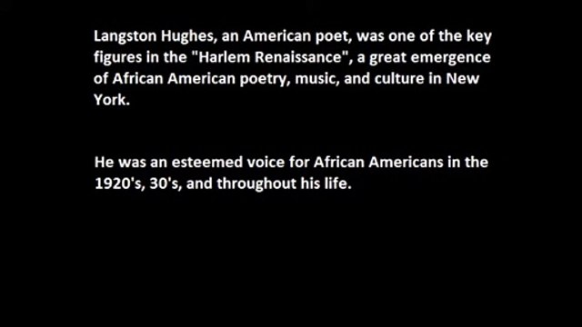 Night Funeral in Harlem - by Langston Hughes