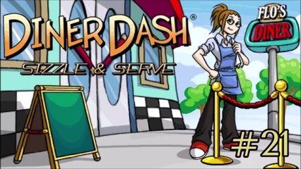 Diner Dash: Sizzle & Serve - Seafood #1 (Part 1 [Level 1 & 2])