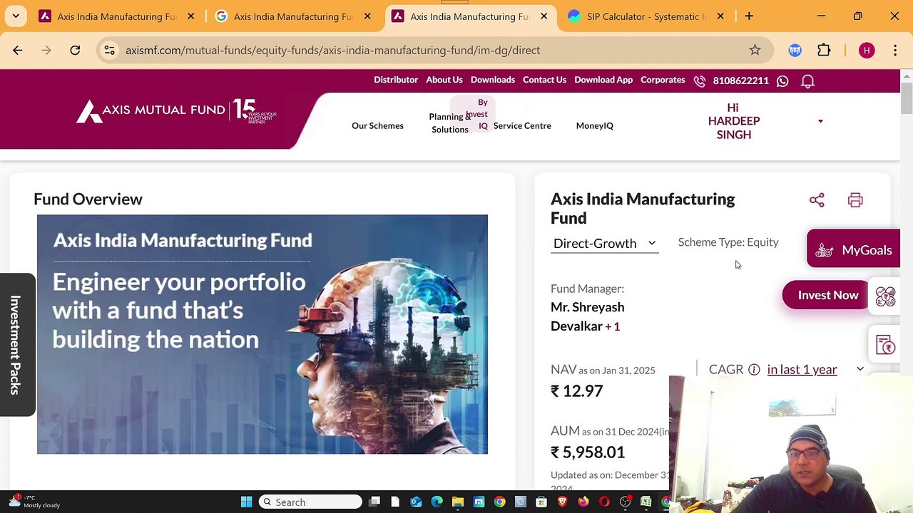Learn How to invest in Axis Bank Mutual FUND SIP Investing How you can make 2.5 Crores Monthly SIP