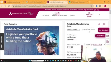 Learn How to invest in Axis Bank Mutual FUND SIP Investing How you can make 2.5 Crores Monthly SIP
