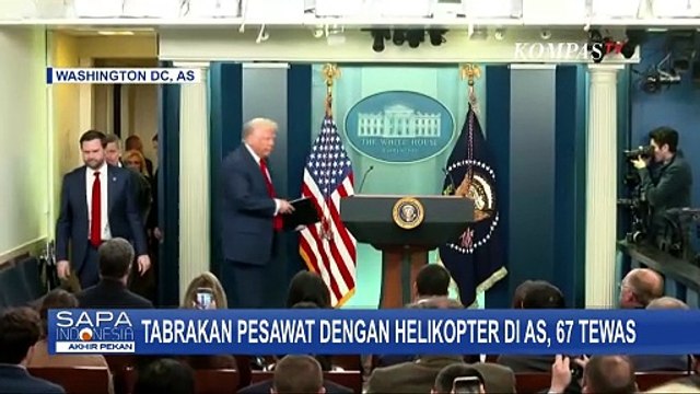 Duka Selimuti Amerika Serikat, 67 Orang Tewas dalam Tabrakan Pesawat dan Helikopter Militer