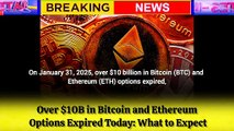 Just another day in the world of crypto! Over $10B in Bitcoin and Ethereum options expired today. 📈💰 Who else is feeling the excitement? #cryptocurrency #options #bitcoin #ethereum