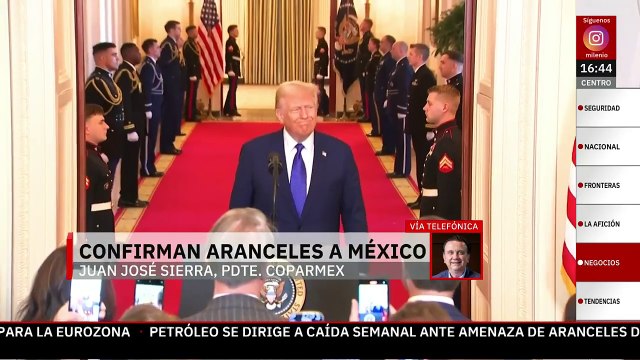 Con imposición de aranceles habrá consecuencias negativas en EU y México : Juan José Sierra