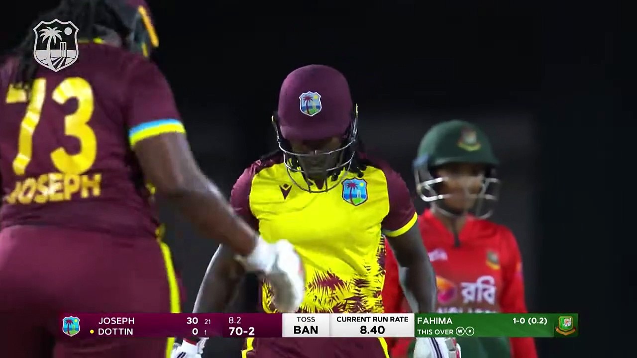 Joseph Smacks 63 off 36 ｜ Highlights ｜ West Indies Women v Bangladesh 2nd T20I
