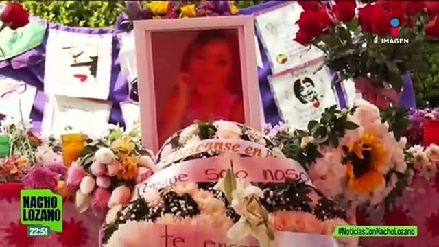 Colectivos despiden a Jael Monserrat en la Glorieta de las Mujeres que Luchan