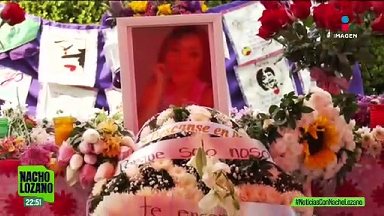 Colectivos despiden a Jael Monserrat en la Glorieta de las Mujeres que Luchan