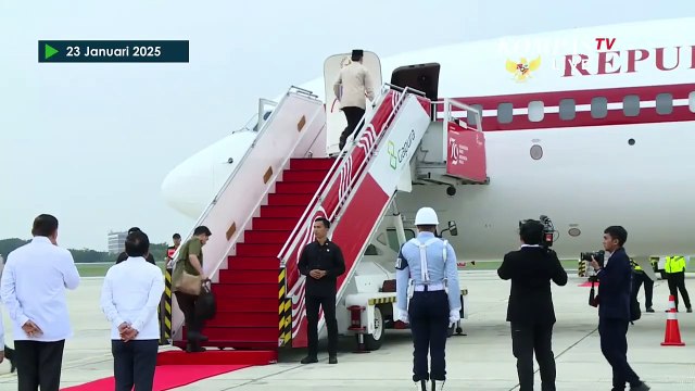 Detik-Detik Presiden Prabowo Berangkat Kunjungan Kenegaraan ke India