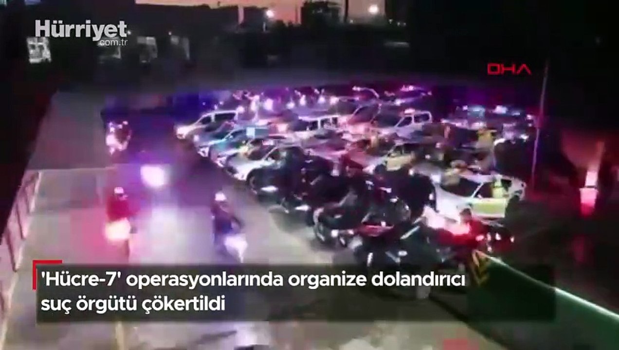 'Hücre-7' operasyonlarında organize dolandırıcı suç örgütü çökertildi