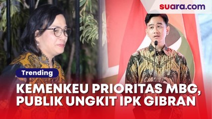 Kemenkeu Sampingkan Pendidikan dan Kesehatan Demi Makan Bergizi Gratis, Publik Ungkit IPK Gibran...