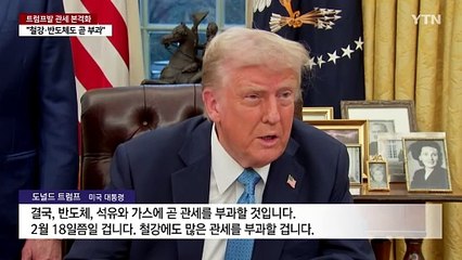 캐나다·멕시코·중국에 관세 돌입..."철강·반도체도 조만간 관세" / YTN