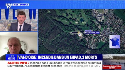 Incendie dans un Ehpad: "La situation s'est stabilisée", indique le maire de Bouffémont dans le Val-d'Oise