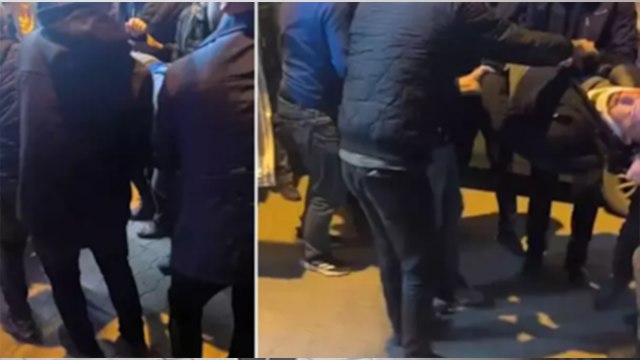 Motosikletin çarptığı yayanın dili boğazına kaçtı