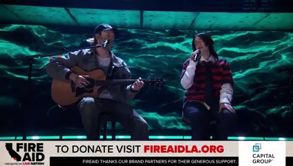 Billie Eilish FireAid Performance
