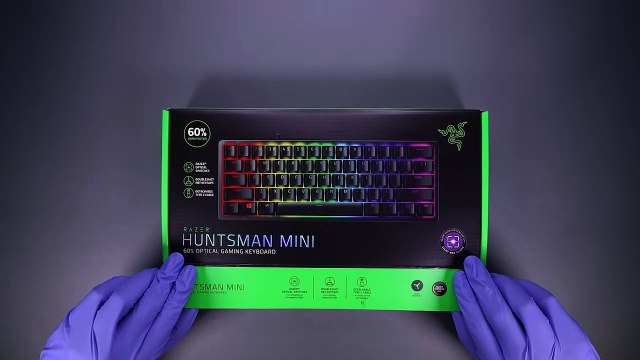 Razer Huntsman Mini Gaming Keyboard Unboxing - ASMR
