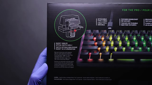 Razer Huntsman Mini V3 Pro Keyboard Unboxing - ASMR