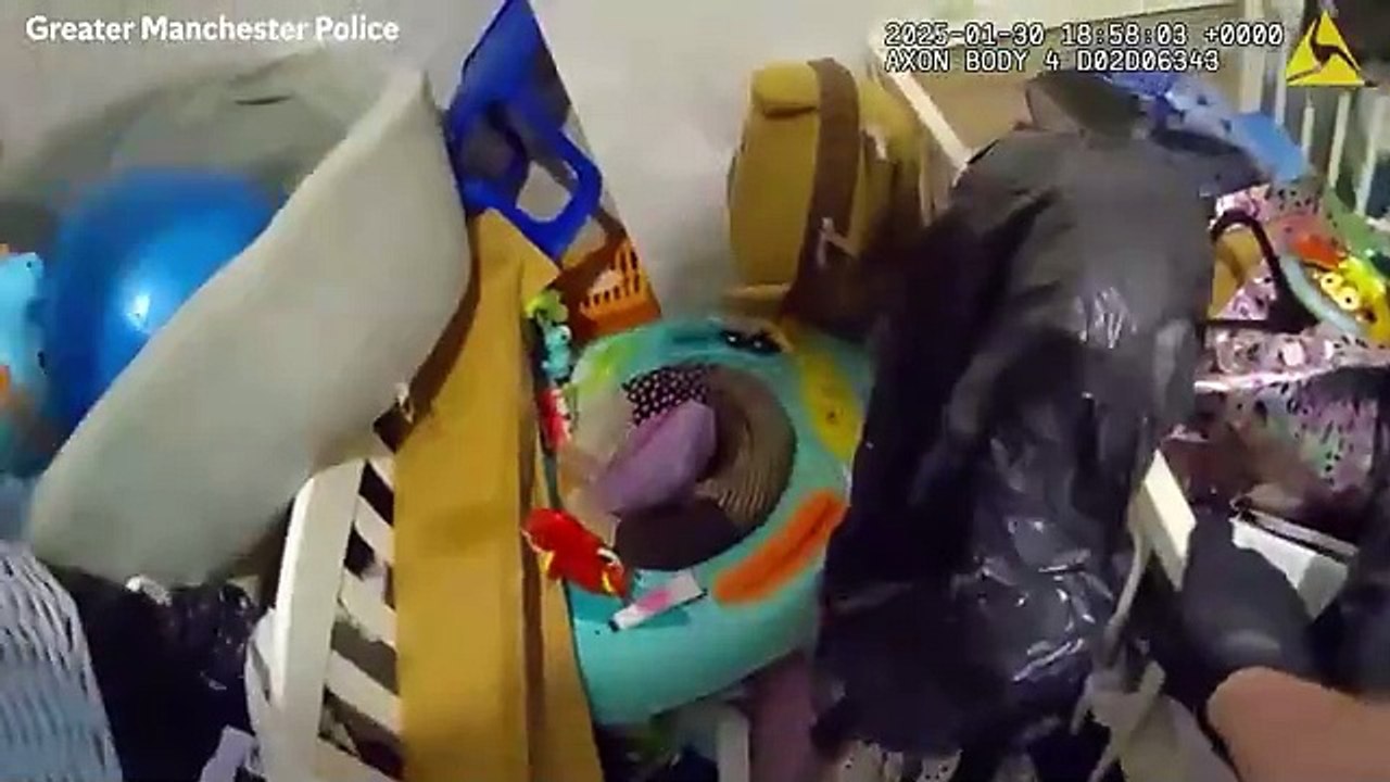 Watch bizarre moment woman who taunted police by posting ‘hey guys’ on own wanted appeal is caught hiding under toys