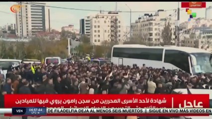 Inicia liberación de secuestrados palestinos en prisión de Ofer