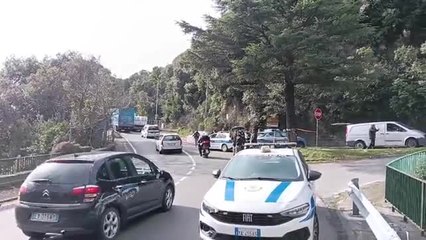 Salerno, ciclista ucciso dal carico di un tir: il luogo dell'incidente