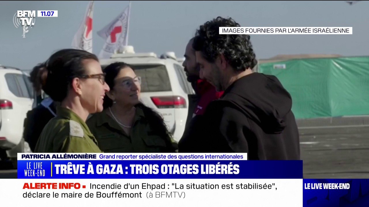 Trêve à Gaza: les trois otages, dont le franco-israélien Ofer Kalderon, libérés par le Hamas