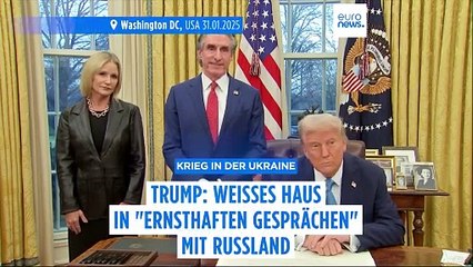 Trump: "Ernsthafte Gespräche" mit Russland über Ukraine-Krieg geführt