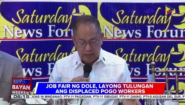 DOLE, muling tiniyak na handa silang umalalay sa mga dating POGO workers na nawalan ng trabaho