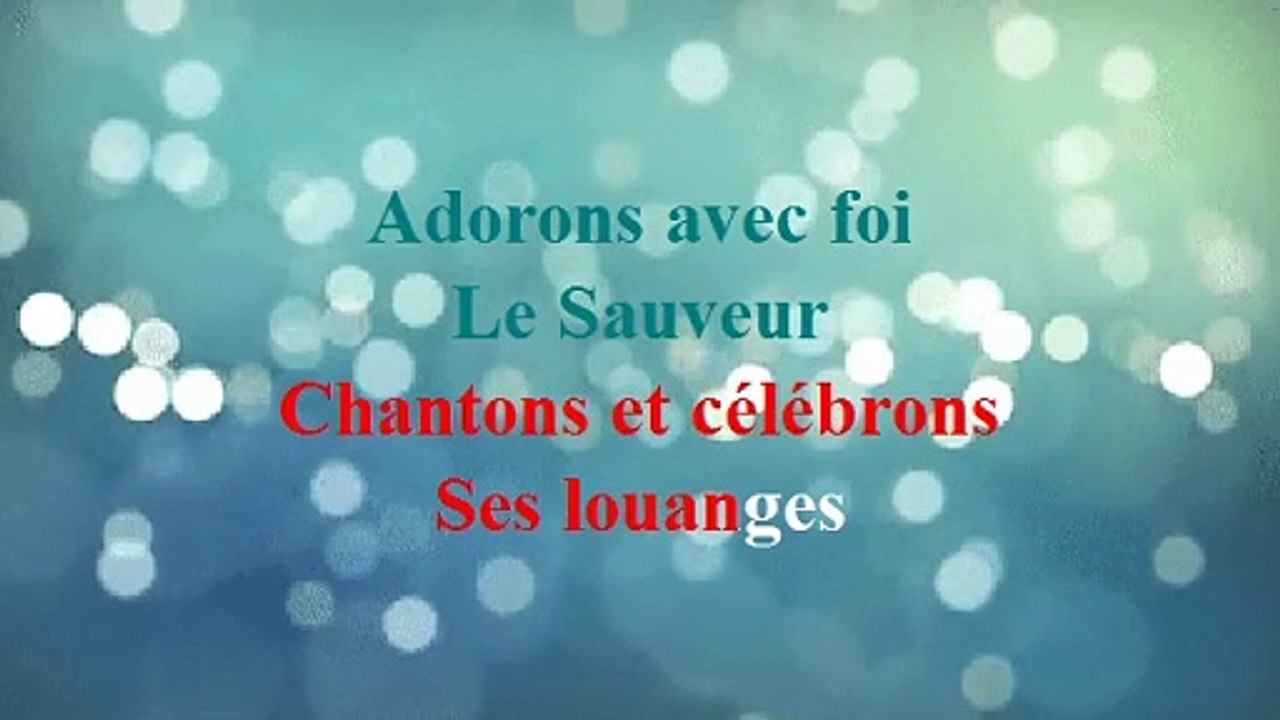 Tout Joyeux Bénssons Le Seigneur (Paroles)