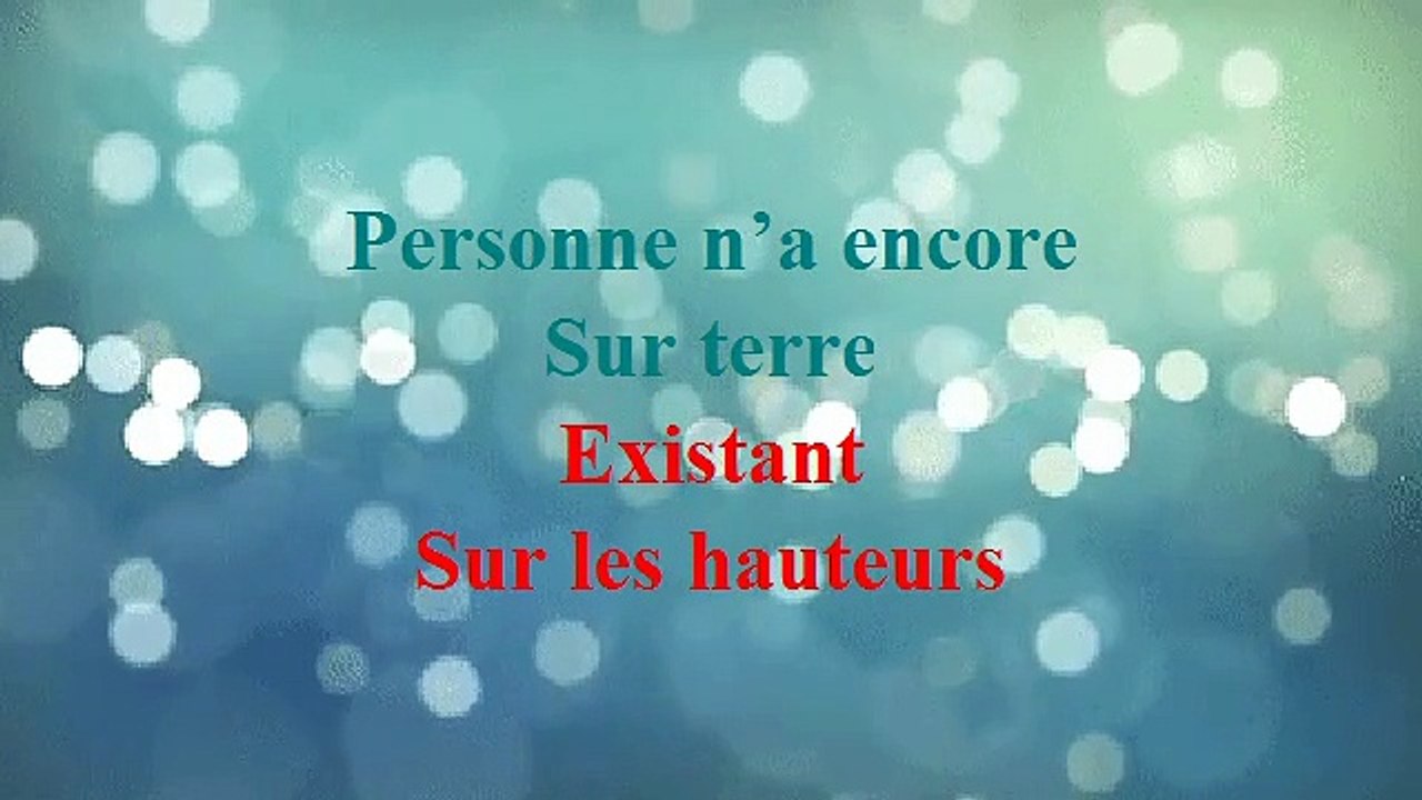 Ville De Perles Et De Lumière (Paroles)