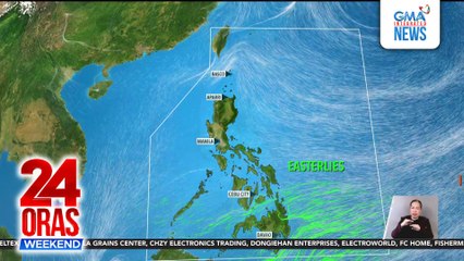 Ilang bahagi ng bansa, posibleng ulanin bukas dahil sa iba't ibang weather systems | 24 Oras Weekend
