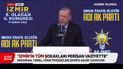 Cumhurbaşkanı Erdoğan: Bu kötü gidişat İzmir'in kaderi değildir