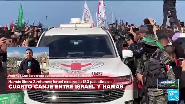 Informe desde Jerusalén: Hamás libera 3 rehenes en cuarto día de canje con Israel