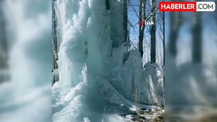 Donan Çeşme İlginç Görüntüler Oluşturdu