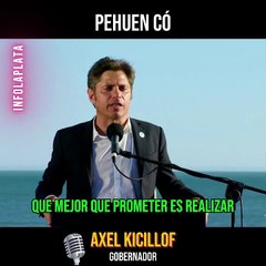 KICILLOF: MEJOR QUE PROMETER ES REALIZAR