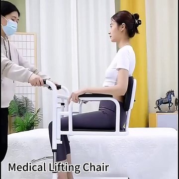 Disabled Portable Chair || Elderly Backrest and Armrests, Comfort Seat