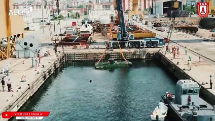 ZAHA'nın (Zırhlı Amfibi Hücum Aracı) Testlerinde Bir Aşama Daha Tamamlandı