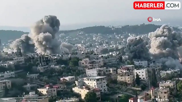 İsrail Batı Şeria'daki Cenin Mülteci Kampı'na Hava Saldırısı Düzenledi