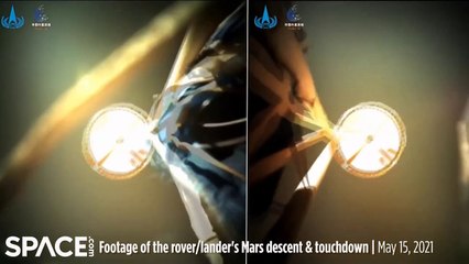 China's Rover Moves On Mars