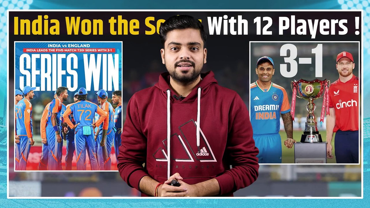 IND vs ENG： Surya & Co. wins the T20I Series against England 3-1 !