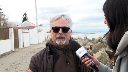 L'erosione costiera minaccia l'abitato di Rodia