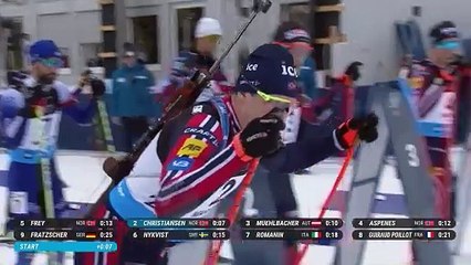 Le résumé de la poursuite hommes - Biathlon - CH. Europe (H)