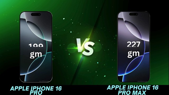 Apple iPhone 16 Pro vs Apple iPhone 16 Pro Max