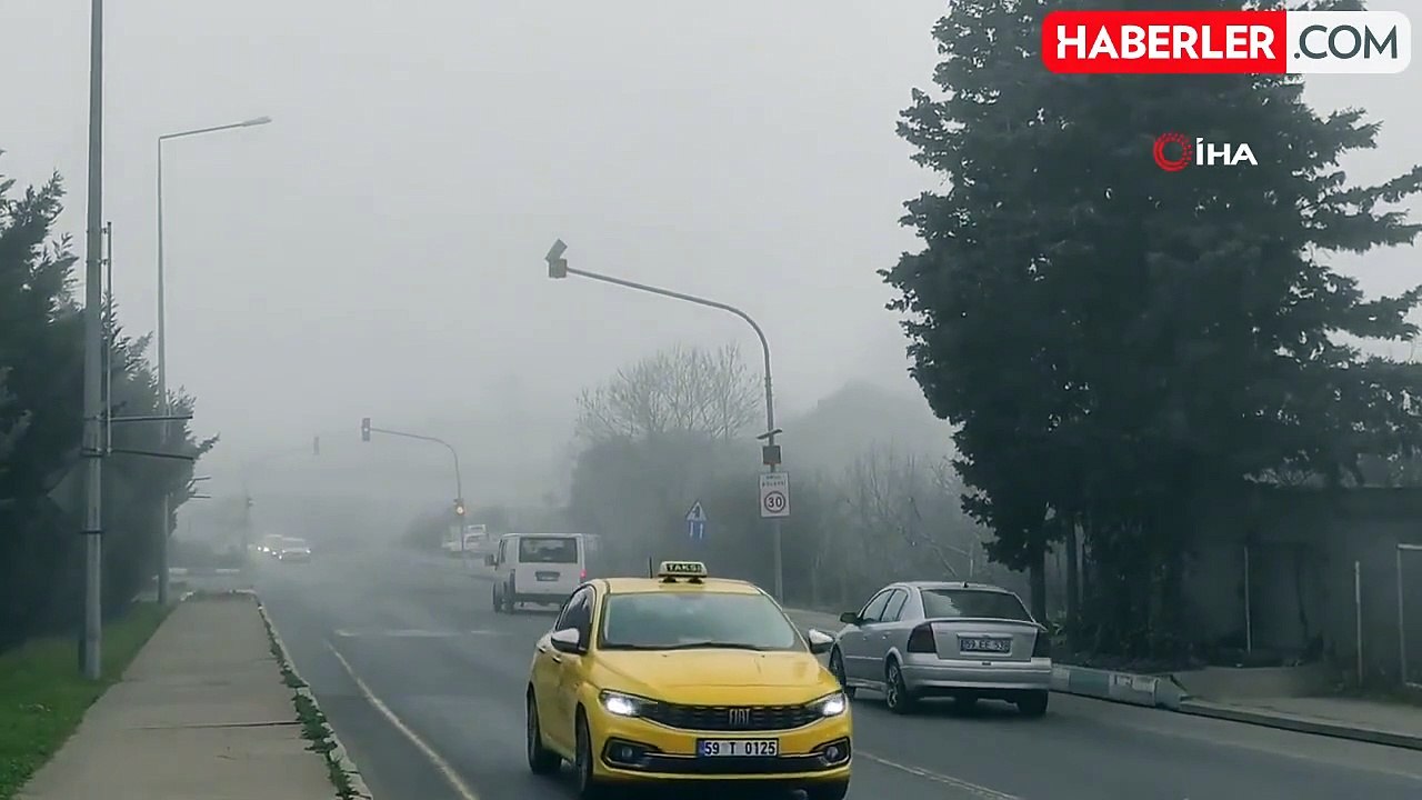 Tekirdağ'da Yoğun Sis Hayatı Olumsuz Etkiliyor