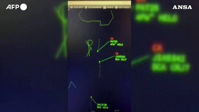 Incidente aereo a Washington, la collisione vista dal radar