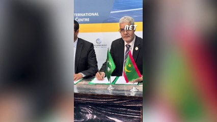 Sommet africain de l’énergie -la BAD et la Mauritanie signent un accord de financement