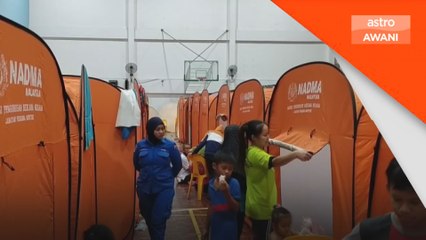 Jumlah mangsa di Sabah, Sarawak menurun malam ini