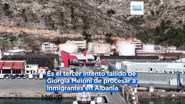Migrantes trasladados a Albania, devueltos a Italia: El Gobierno de Meloni choca con los jueces