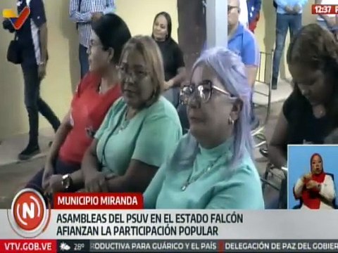 Falcón| Estructuras del PSUV realizaron asambleas de cara a los comicios electorales del 27 de abril