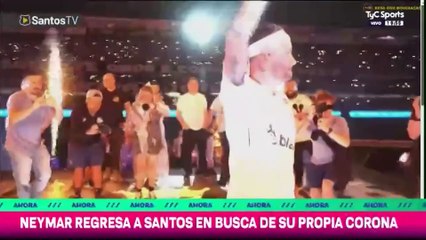 NEYMAR NO PUDO CONTENER LA EMOCION EN SU REGRESO AL SANTOS: " ES UN SUEÑO Y NO QUIERO DESPERTAR" - MH SPORTS