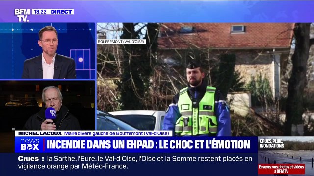 Incendie dans un Ehpad du Val-d'Oise: Un départ de feu dans la buanderie qui s'est propagé au 3e étage , déclare le maire de Bouffémont