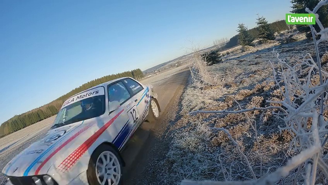 Legend Boucles de Bastogne :  Du spectacle à Vaux-sur-Sûre ce matin